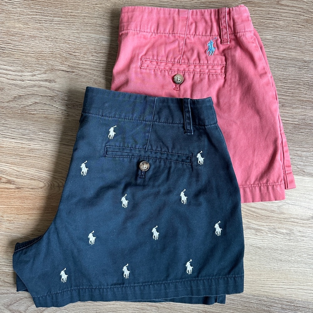 Ralph Lauren Pink and Blue Casual Shorts